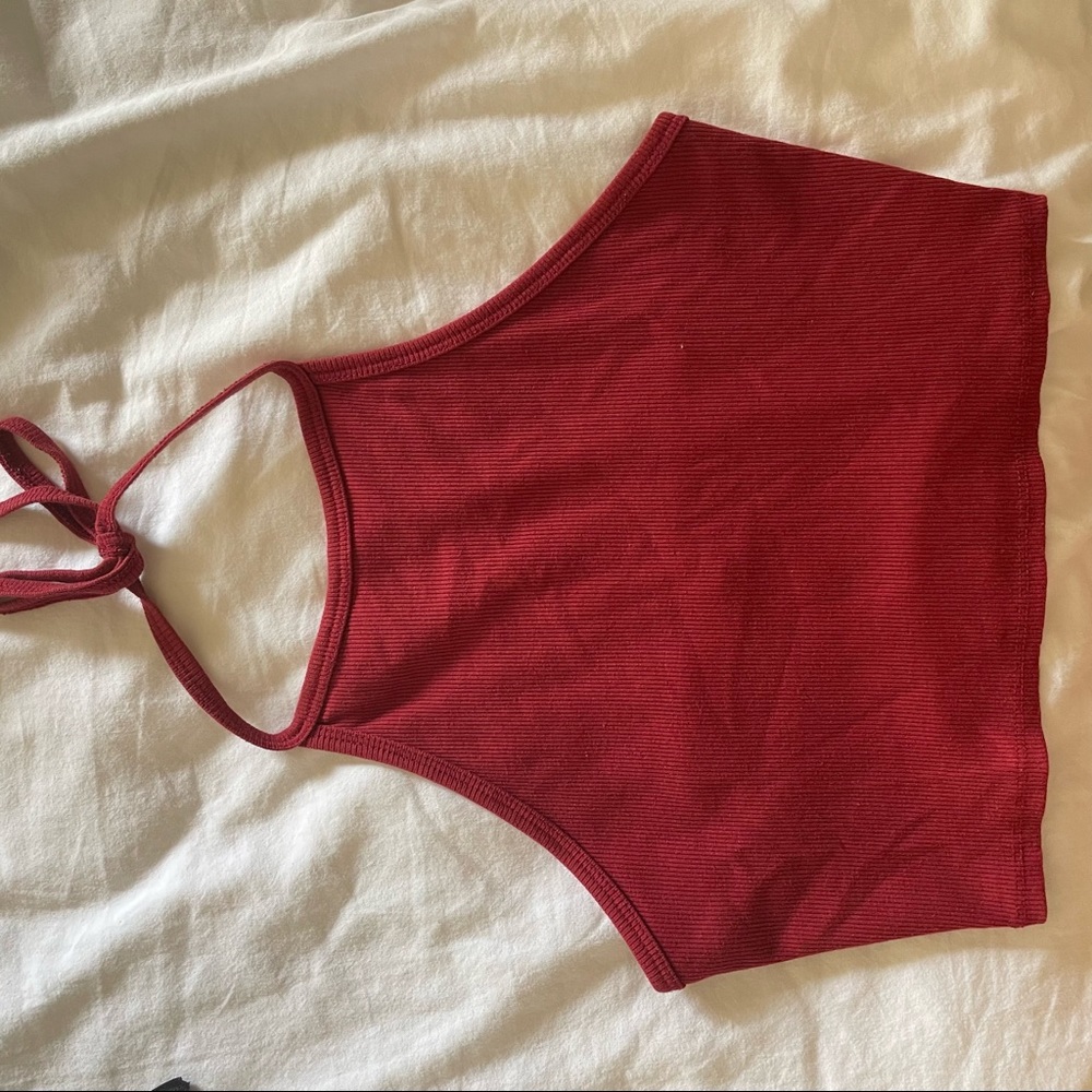 Red Halter Top